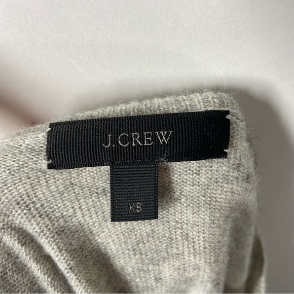 J.Crew XS Extra Small Hugo Guinness™ J.Crew Dazzling Wool Blend Sweater Gray - Picture 5 of 9